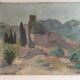 Provençal landscape, oil on canvas, Edmond Sigrist (1882-1947)