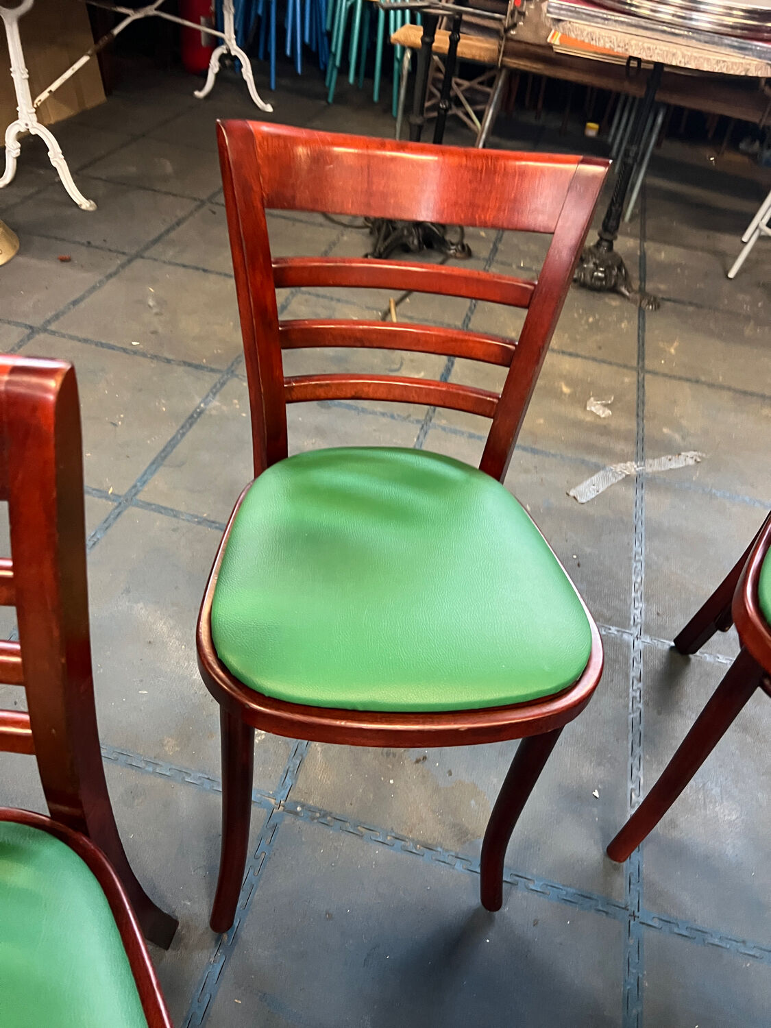 Suite of 4 bistro chairs