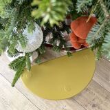 Ochre yellow tripod stool