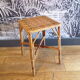 Square rattan stool 1930