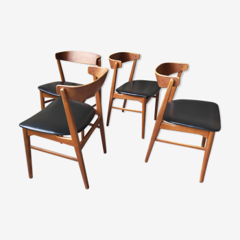 Set de 4 chaises danois Farstrup