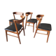 4 Danish Farstrup chairs