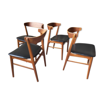 Set de 4 chaises danois Farstrup