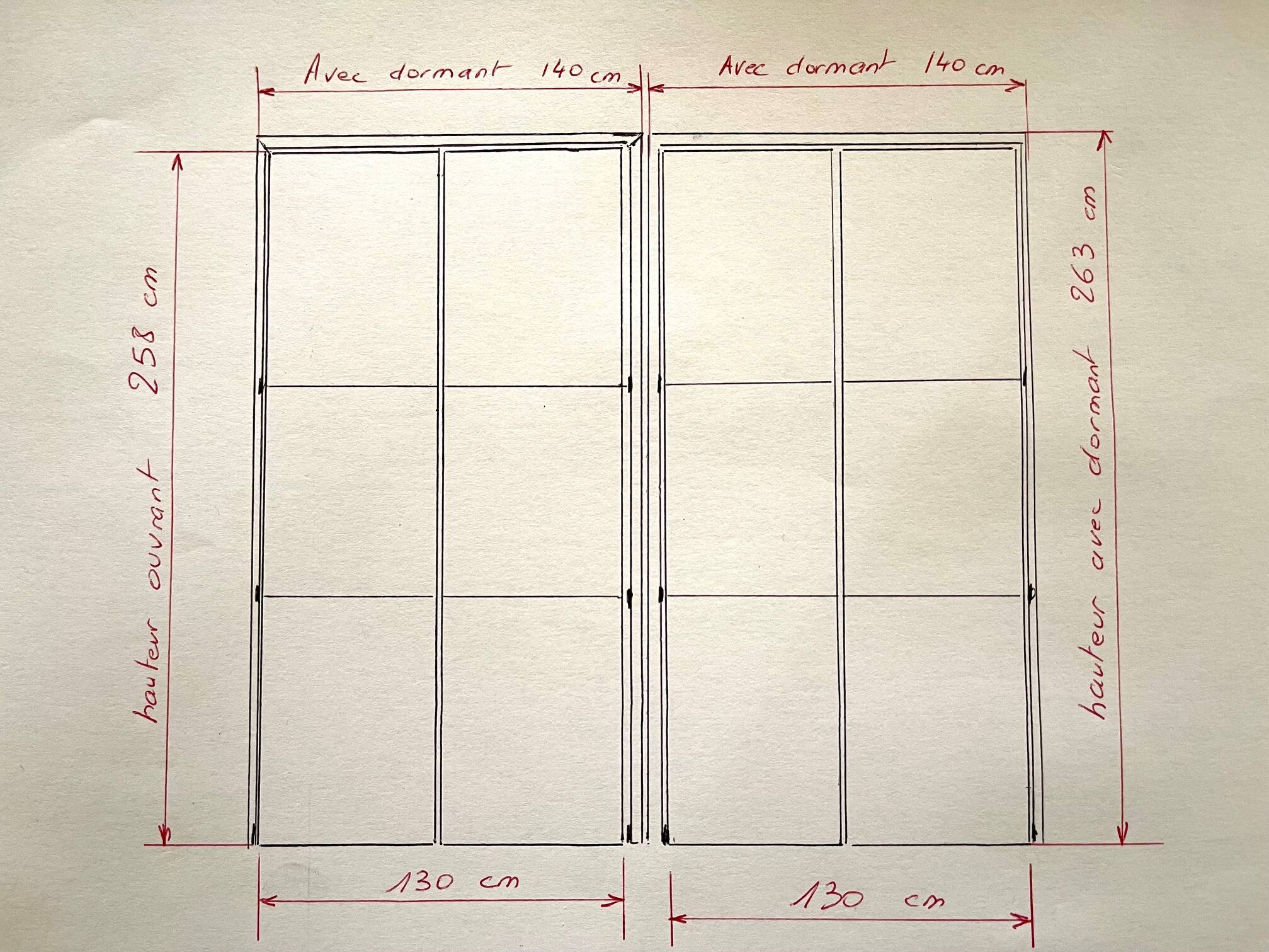 Glass Door - Former 19th-century orangery - former greenhouse