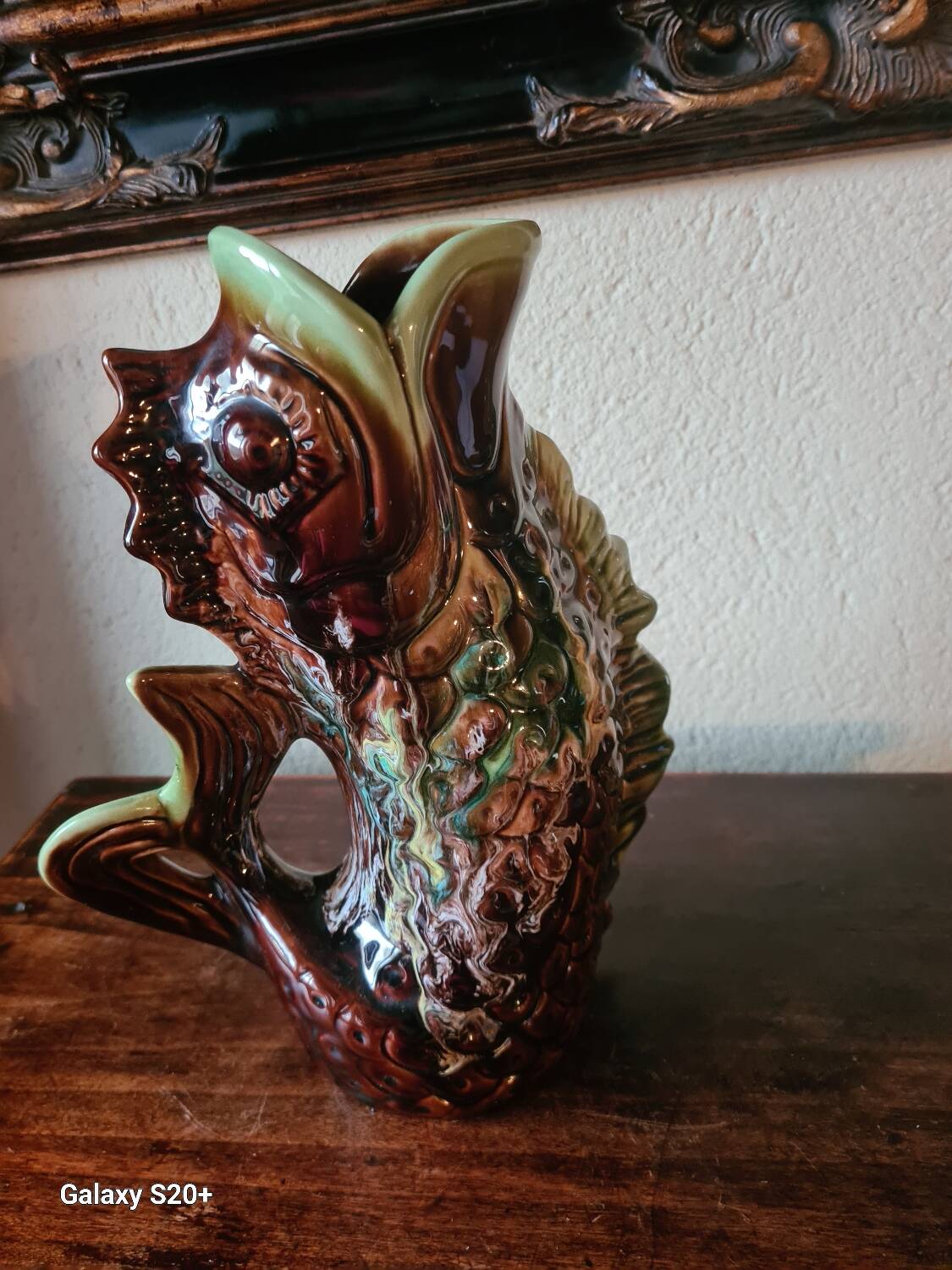 "French Majolica" Pitcher
