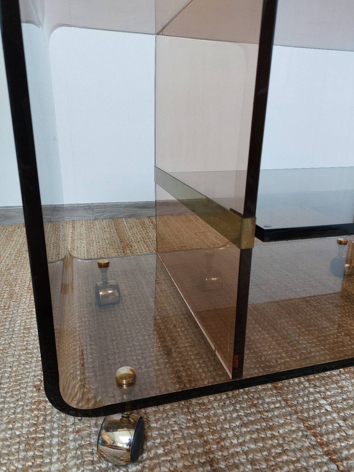 Table Michel Dumas plexiglas 1970