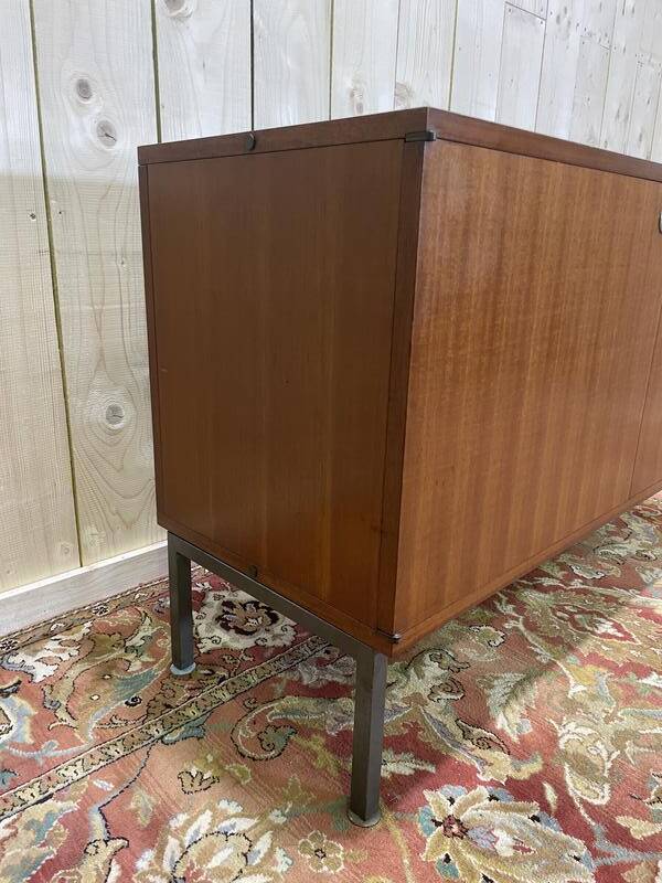 Buffet - Enfillade 1960 en acajou Louis Paolizzi