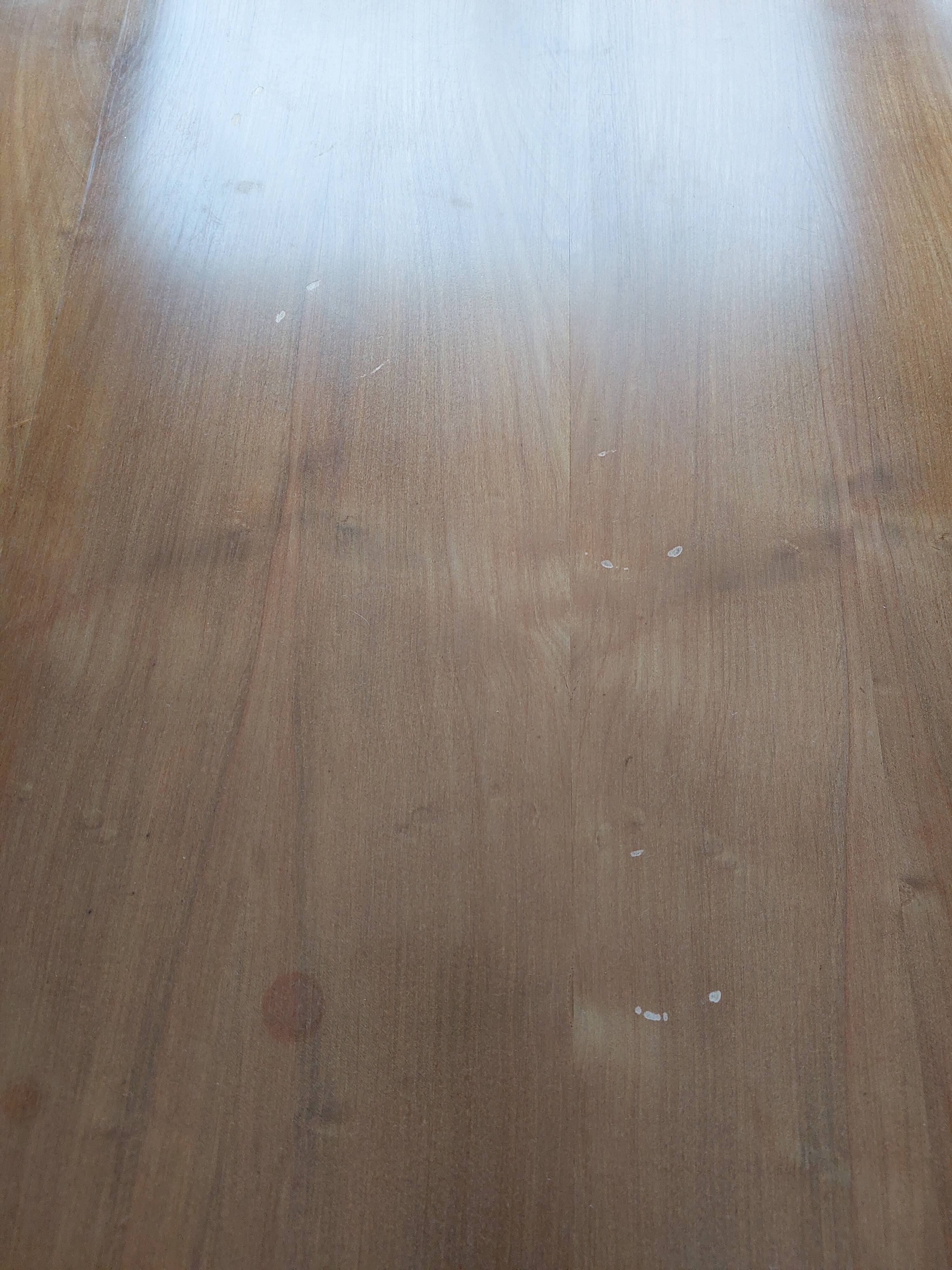 Vintage wooden and glass coffee table