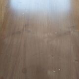 Vintage wooden and glass coffee table