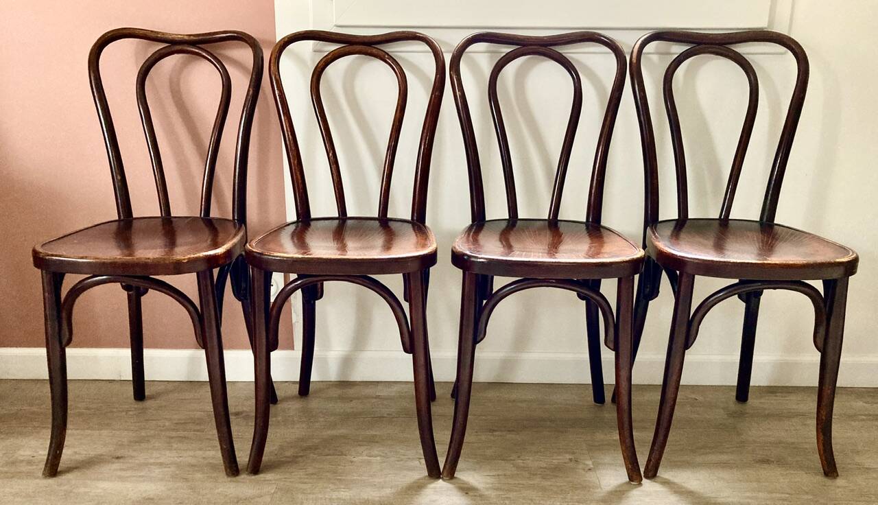 Set of 4 Fischel bistro chairs