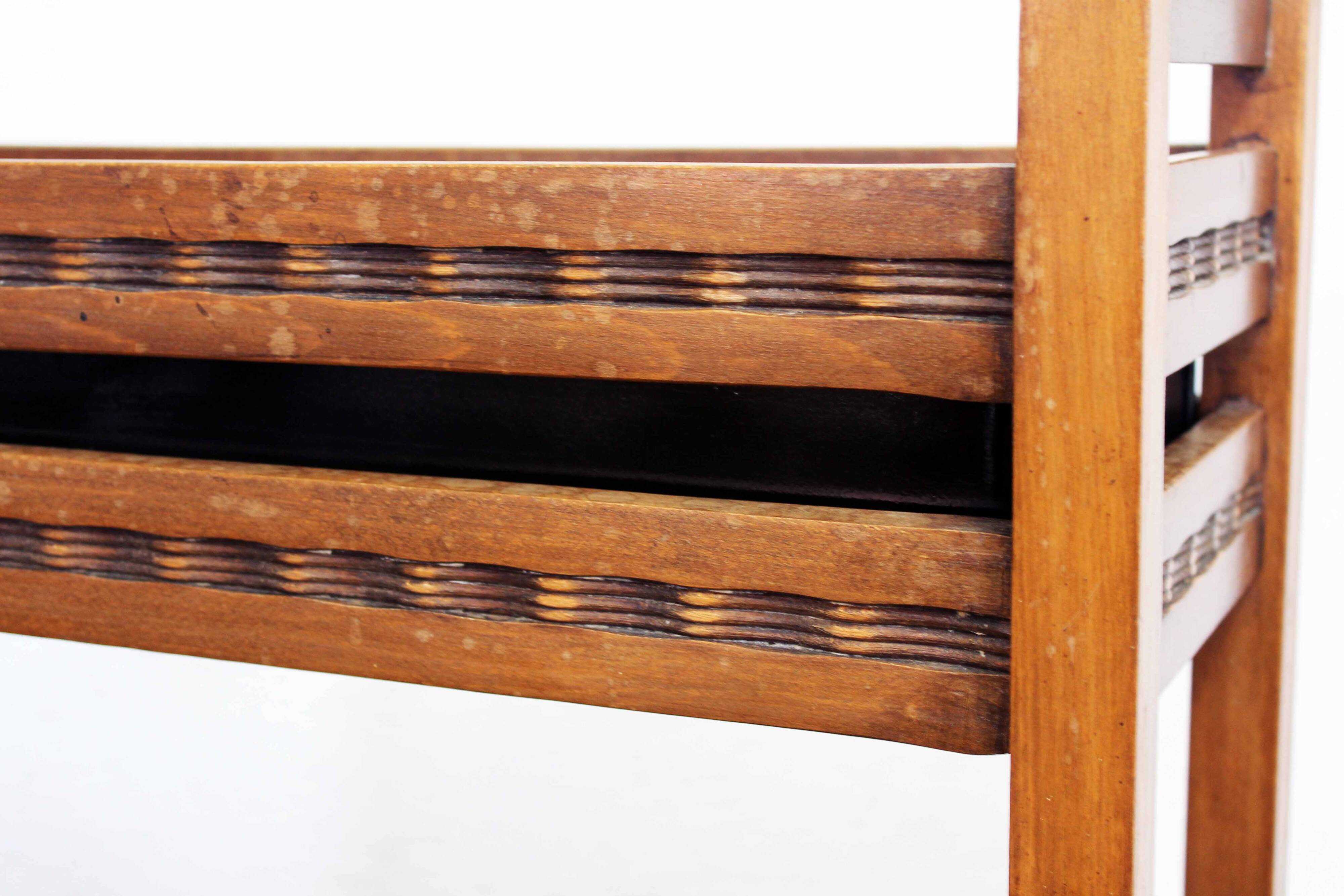 Wooden and zinc planter 1950