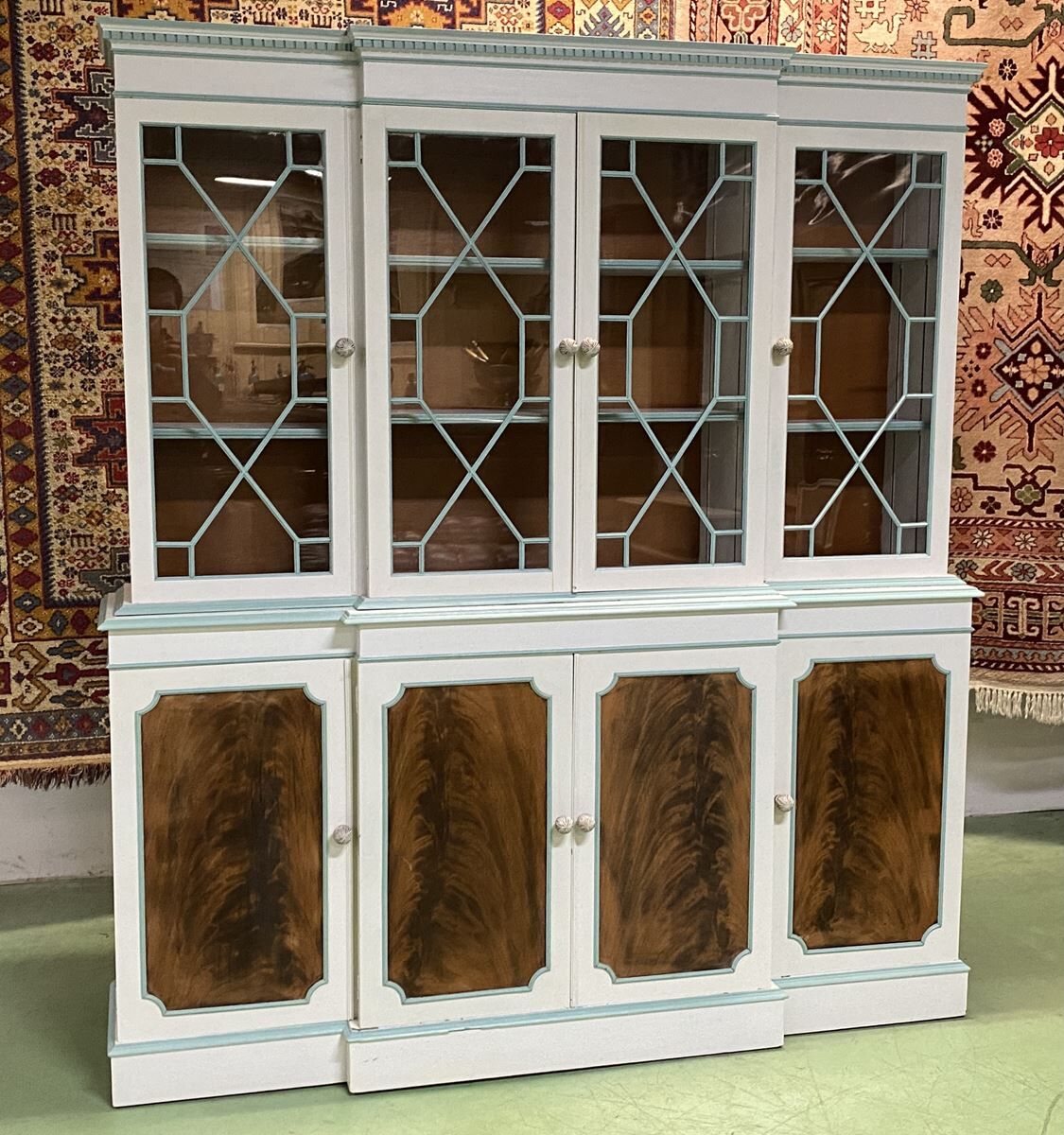 English library 8 mahogany doors