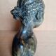 JBPigalle bust La Rieuse plaster signed