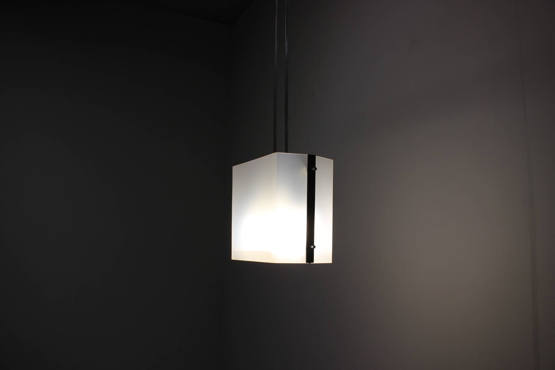Mid-Century Geometric Pendant by Lidokov, 1970s, Czechoslovakia