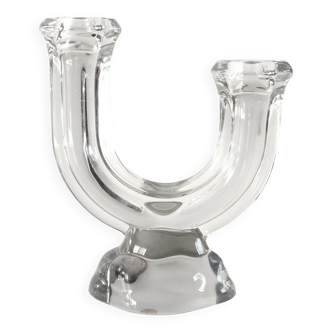 Bougeoir en cristal de Vannes