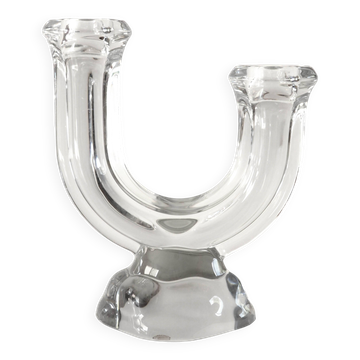 Bougeoir en cristal de Vannes