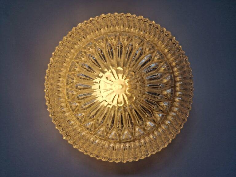 Midcentury Flush Mount, Ceiling or Wall Lamp, Limburg, Germany, 1970