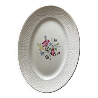 Oval dish Digoin Sarreguemines