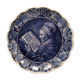 Assiette Delft blauw, motif Rembrandt