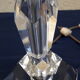 Pair of crystal lamp feet of Sèvres h 20 cm