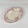 Oval dish KG Lunéville Ironstone, "Fontainebleau", pink, 19th century