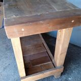Solid wood worktable