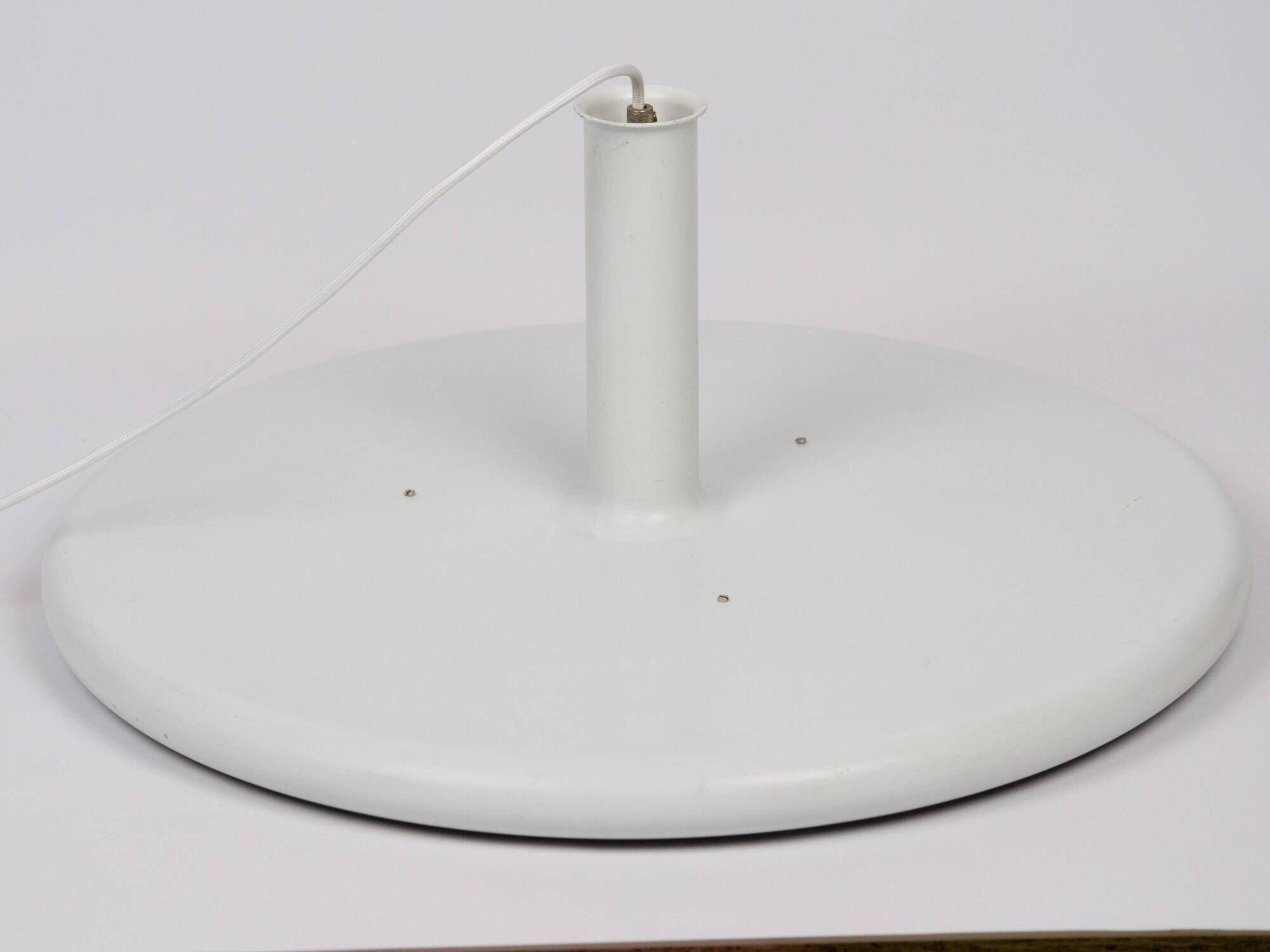 Danish vintage XL pendant lamp Optima by Hans Due, Fog og Morup, 1973