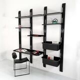 Speedy modular shelving unit by Alberto Rosselli for Saporiti, 1970