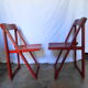 Pair of folding chairs, 60s