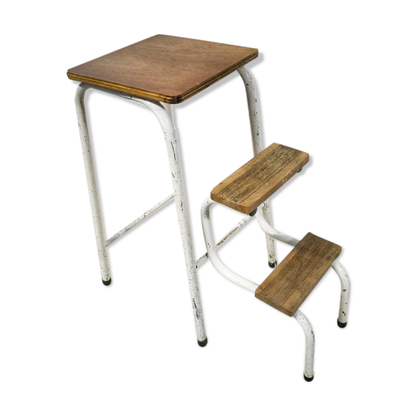 Escabeau marche pied vintage