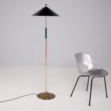 Modernist reclining floor lamp