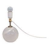 Beautiful table lamp, model Misty by Torben Jørgensen, Holmegaard Glassworks Denmark 1980.