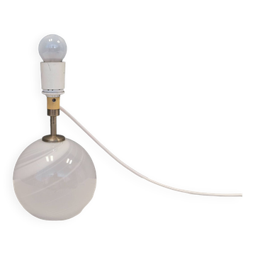 Belle lampe de table, modèle Misty de Torben Jørgensen, Holmegaard Glassworks Danemark 1980.