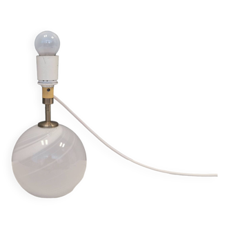 Belle lampe de table, modèle Misty de Torben Jørgensen, Holmegaard Glassworks Danemark 1980.