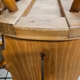 Set of 4 brutalist bistro chairs