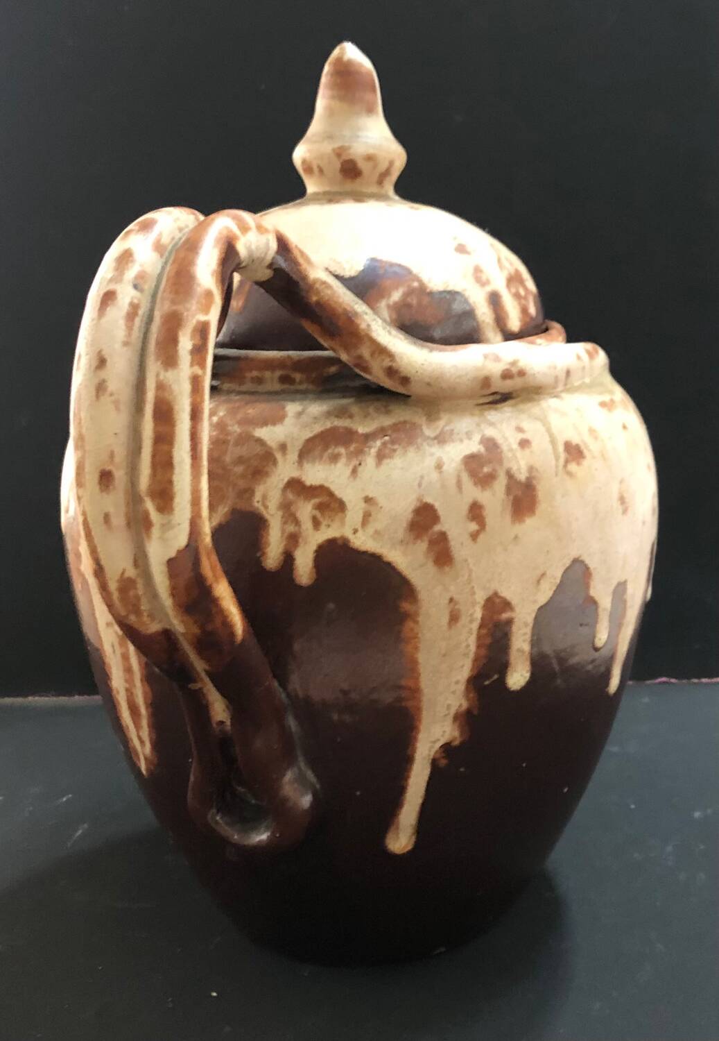 Stoneware teapot by Marcellus Aubry