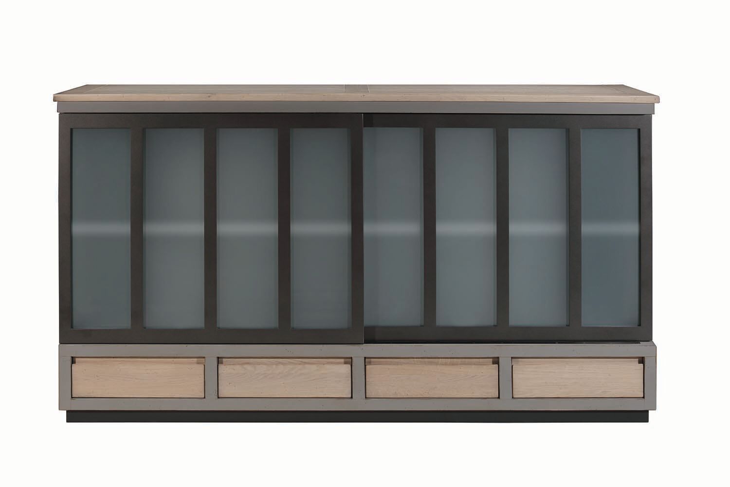 Row with glass roofs