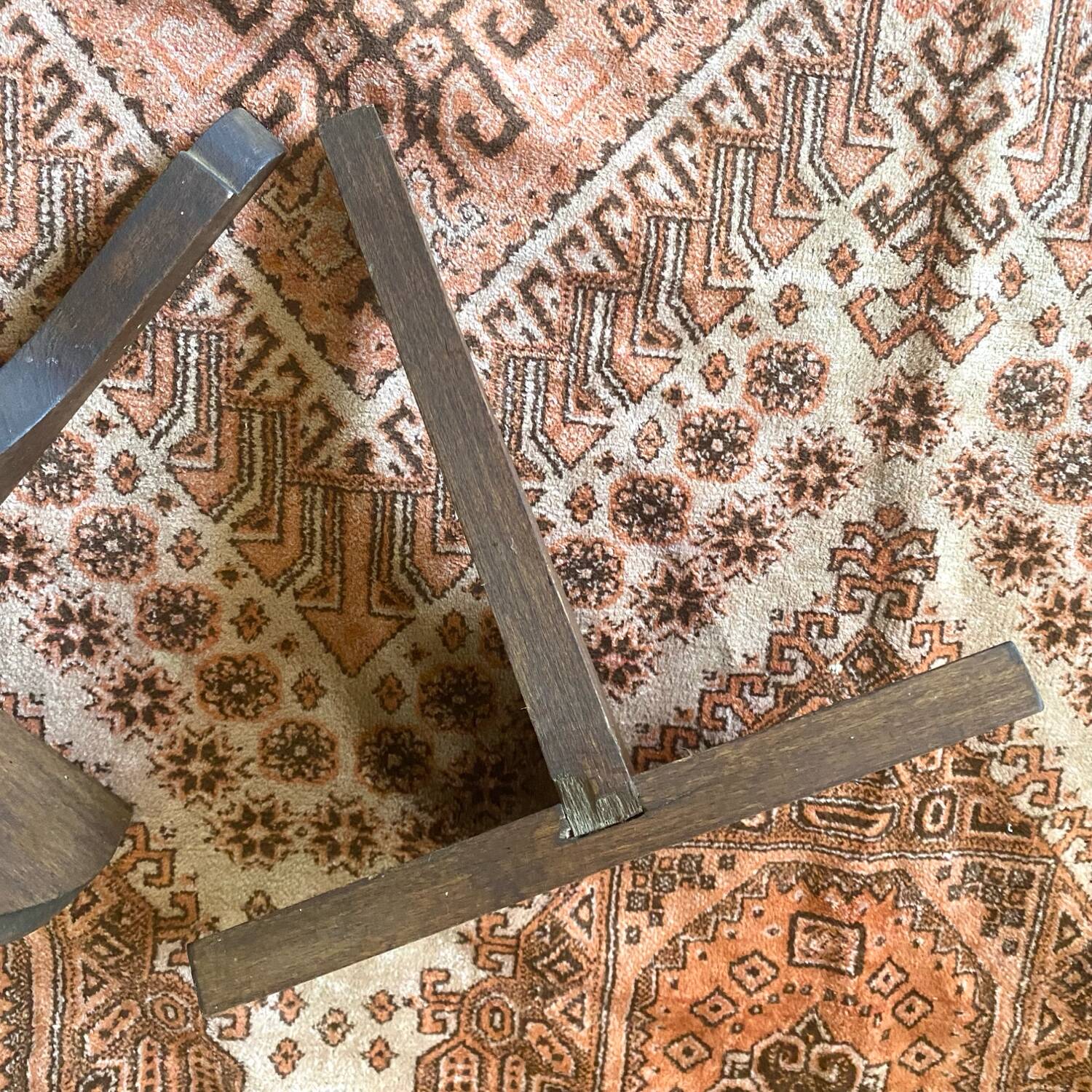 Half-moon wall shelves