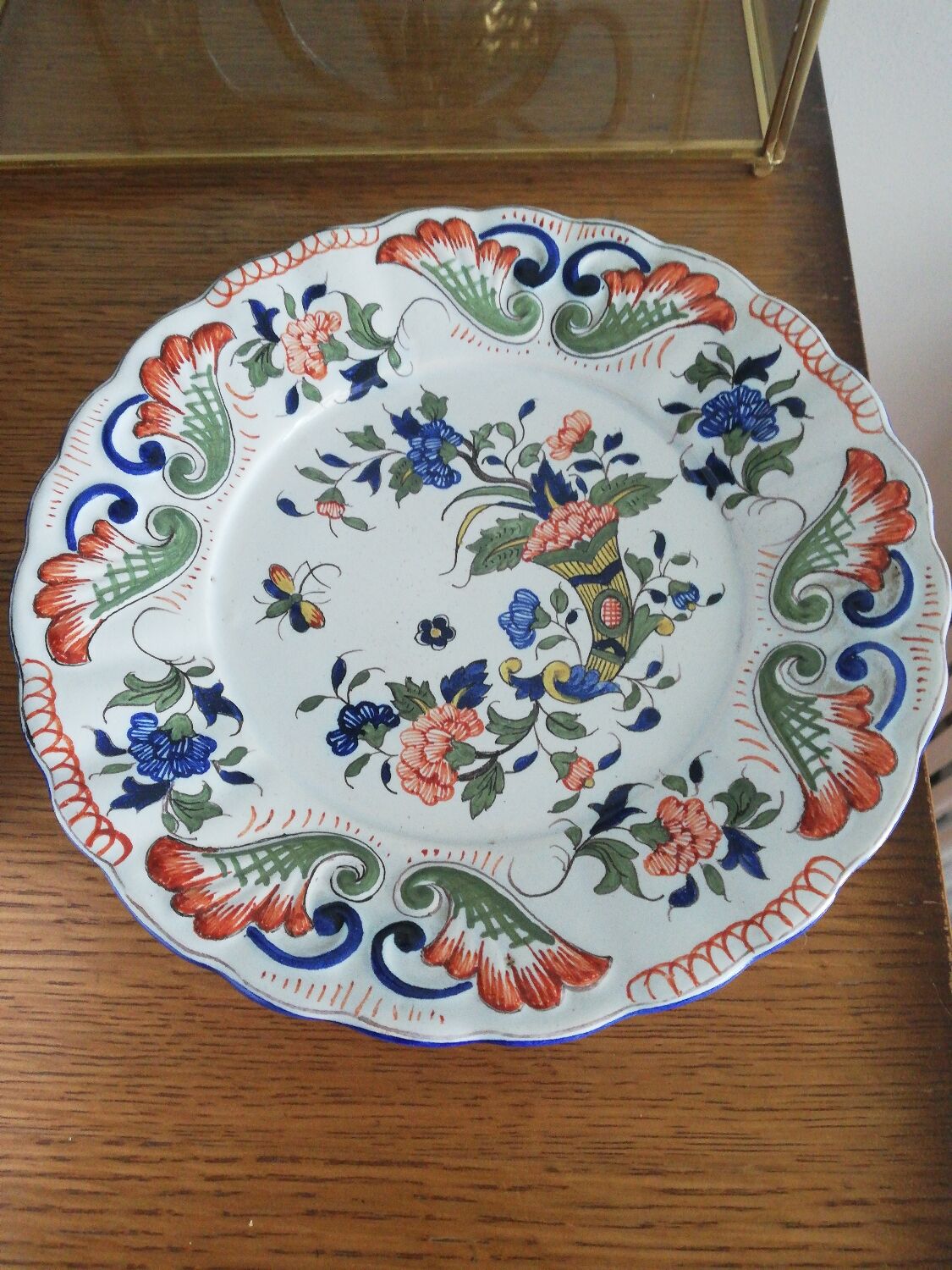 Decorative plate décor Rouen