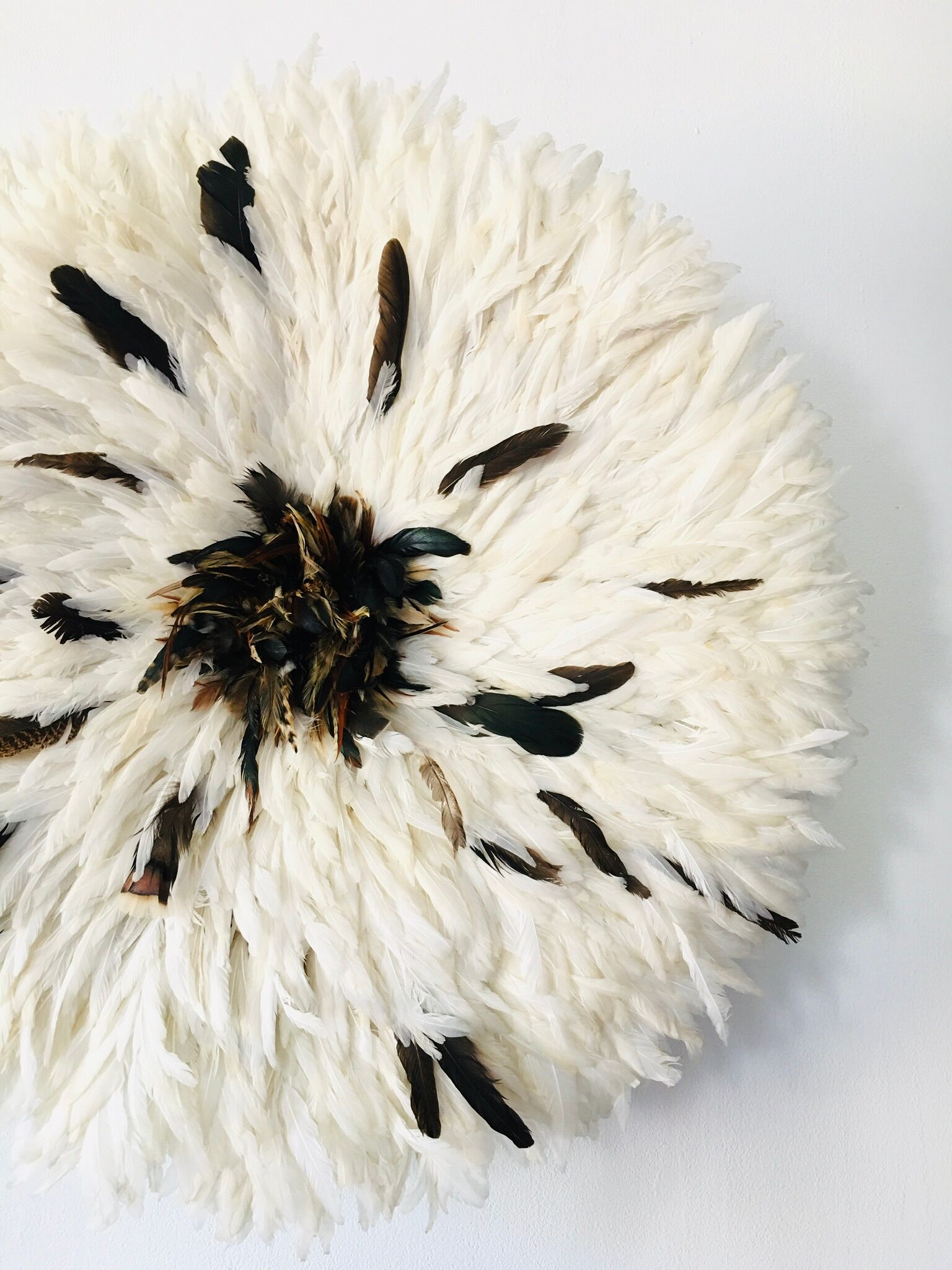 Juju hat blanc moucheté 75 cm