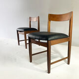 Ensemble de salle à manger danois du milieu du siècle des années 1960 avec table extensible et 6 chaises de salle à manger
