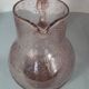 Biot pichet verre soufflé bullé modèle Ventru 22 cm couleur améthyste SD208