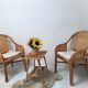 vintage rattan garden furniture