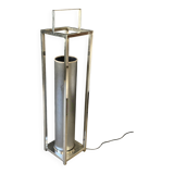 Vintage 80s chrome design floor lamp