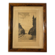 Old engraving, Biarritz, the Devil's Bridge 20th century