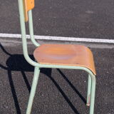 Set of 6 adult chairs Mullca 510 green