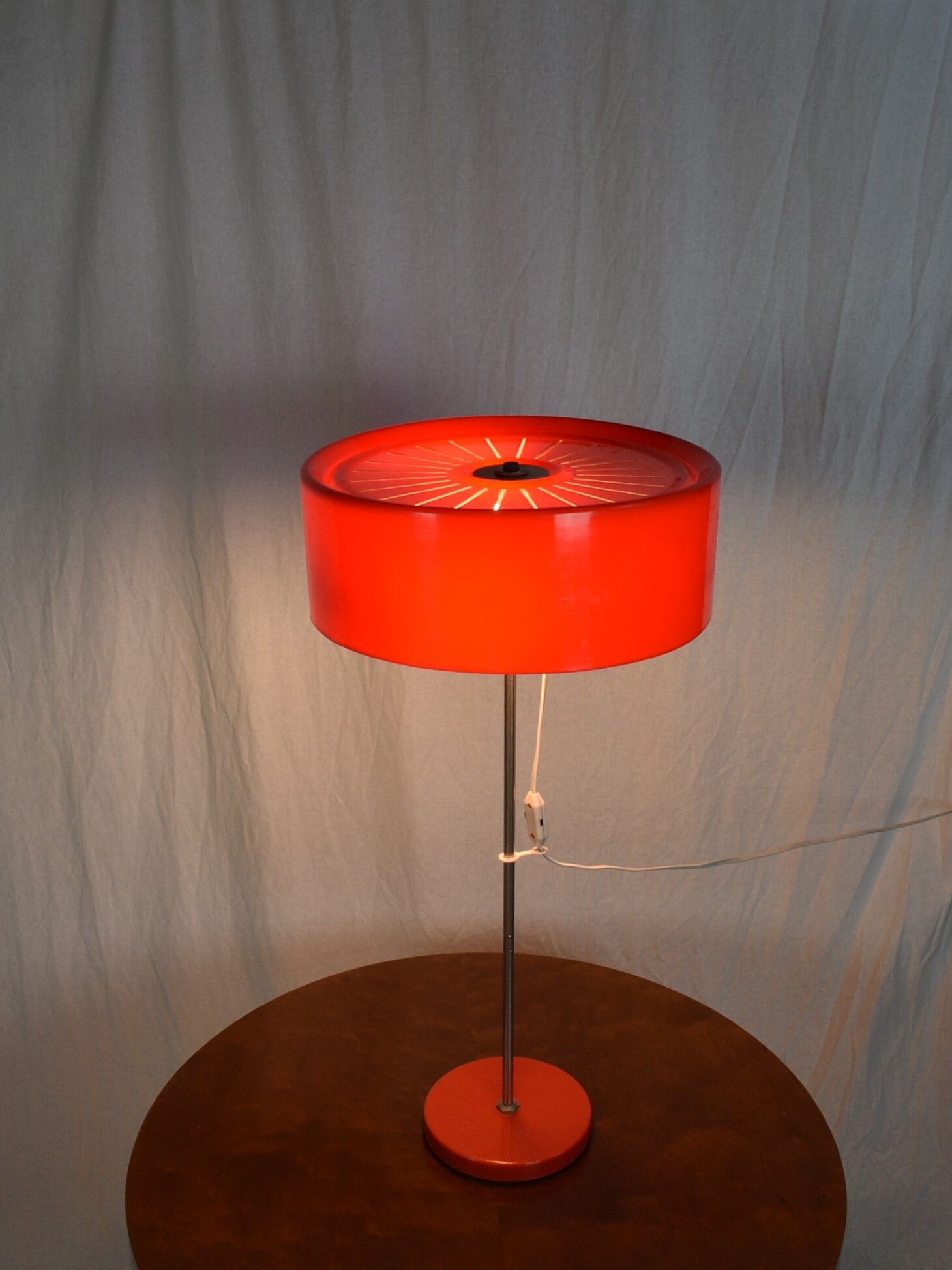 Mid-Century Space Age Table Lamp by Kamenicky Senov, Czechoslovakia, 1970's