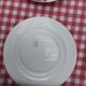 Lot de 6 assiettes art nouveau KG Lunéville rose modèle Lierre Écusson