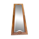 Miroir biseauté en chêne massif sculpté 50x165cm
