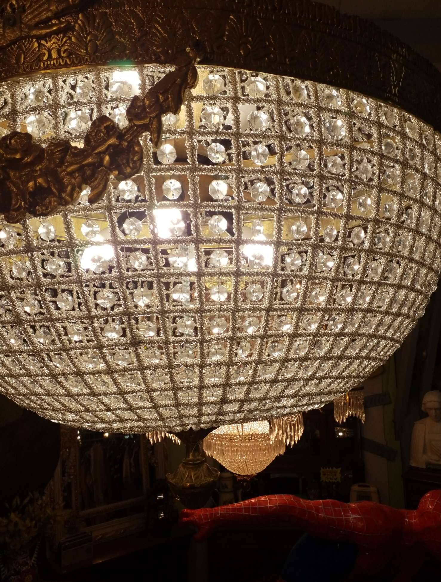 Large hot air balloon chandelier